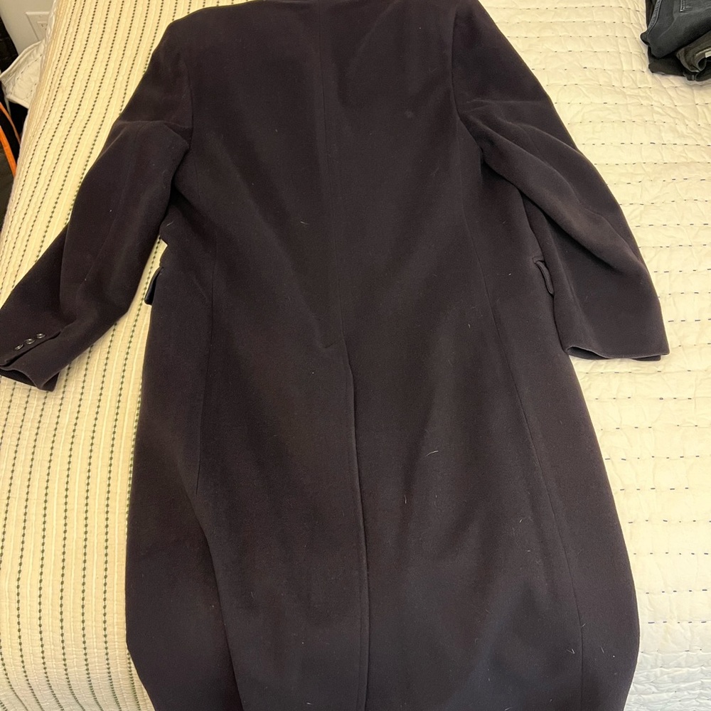 Saks Fifth Avenue - Men’s Pea Coat 100% Cashmere Navy - size XL